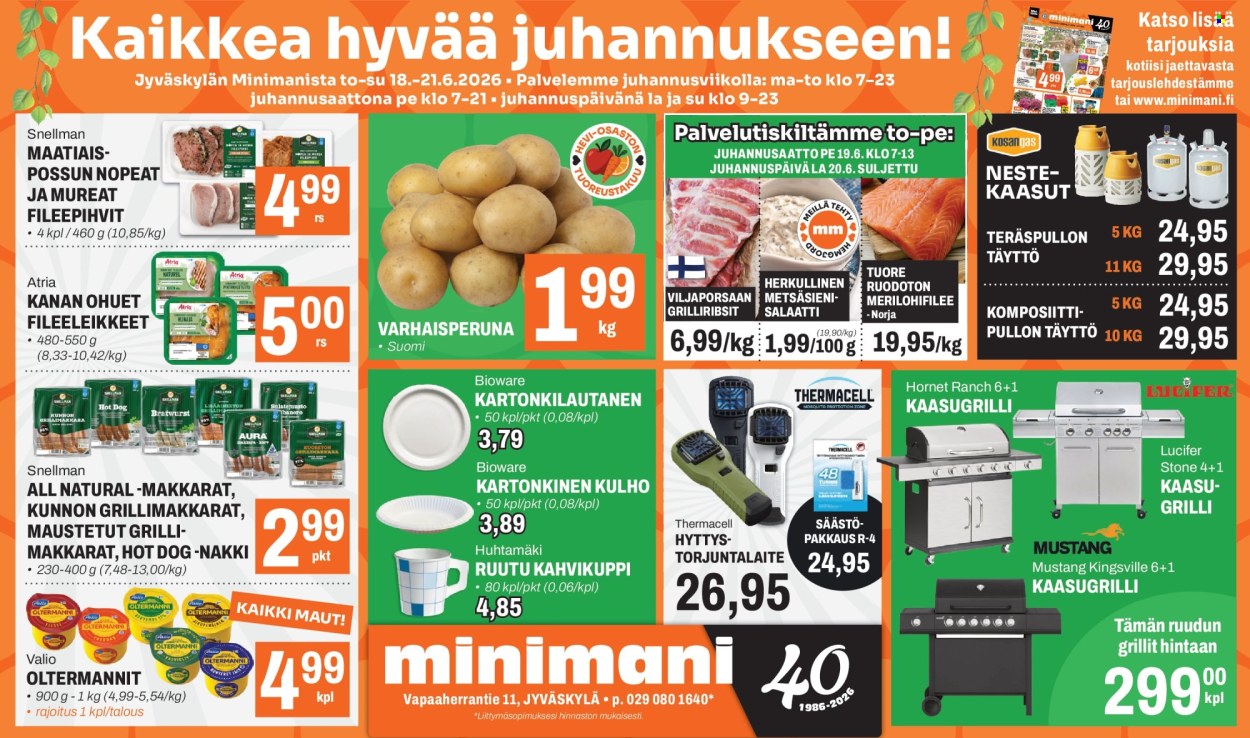 Minimani tarjoukset - 18.06.2026 - 21.06.2026. Sivu 1