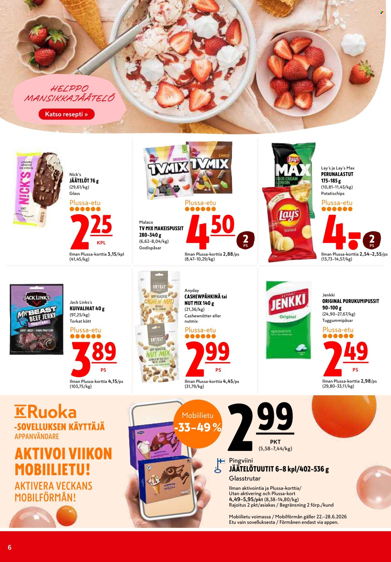 K-citymarket tarjoukset - 22.06.2026 - 24.06.2026. Sivu 6