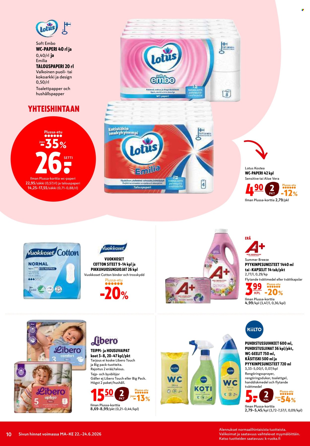 K-citymarket tarjoukset - 22.06.2026 - 24.06.2026. Sivu 10