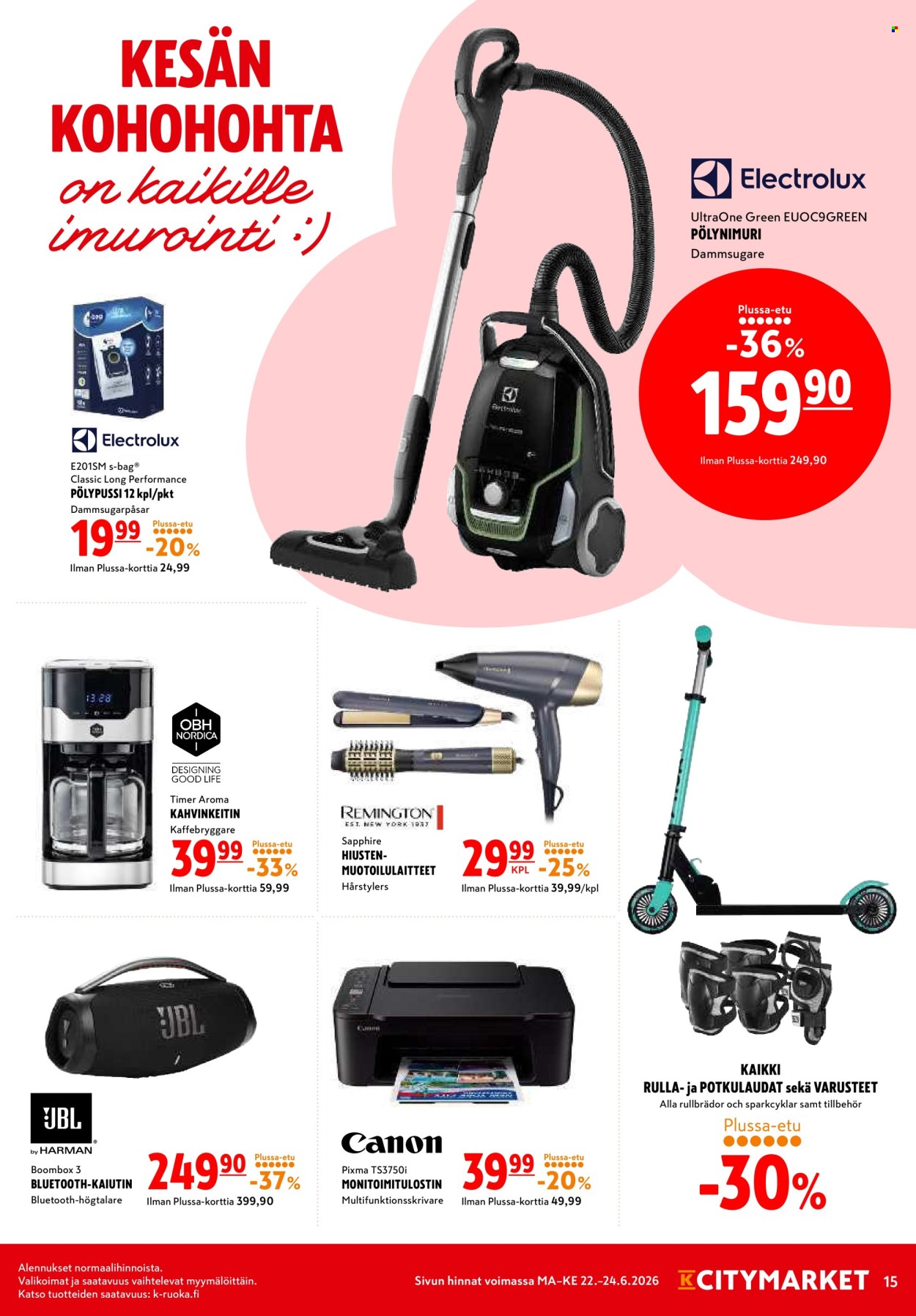 K-citymarket tarjoukset - 22.06.2026 - 24.06.2026. Sivu 15