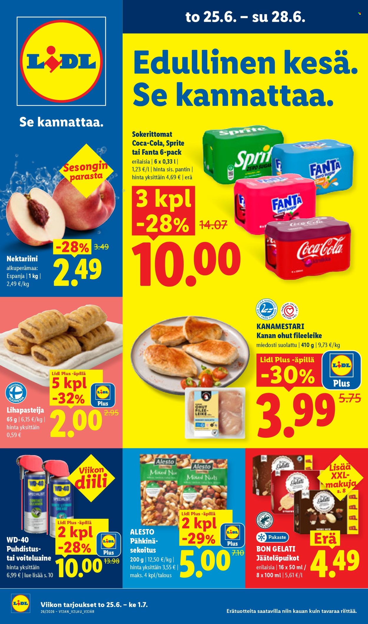 Lidl tarjoukset - 25.06.2026 - 01.07.2026. Sivu 1