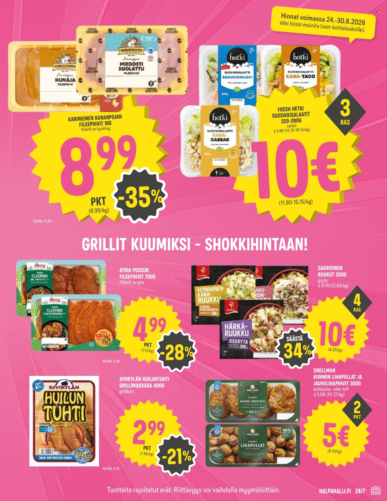 HalpaHalli tarjoukset - 24.06.2026 - 30.06.2026. Sivu 3