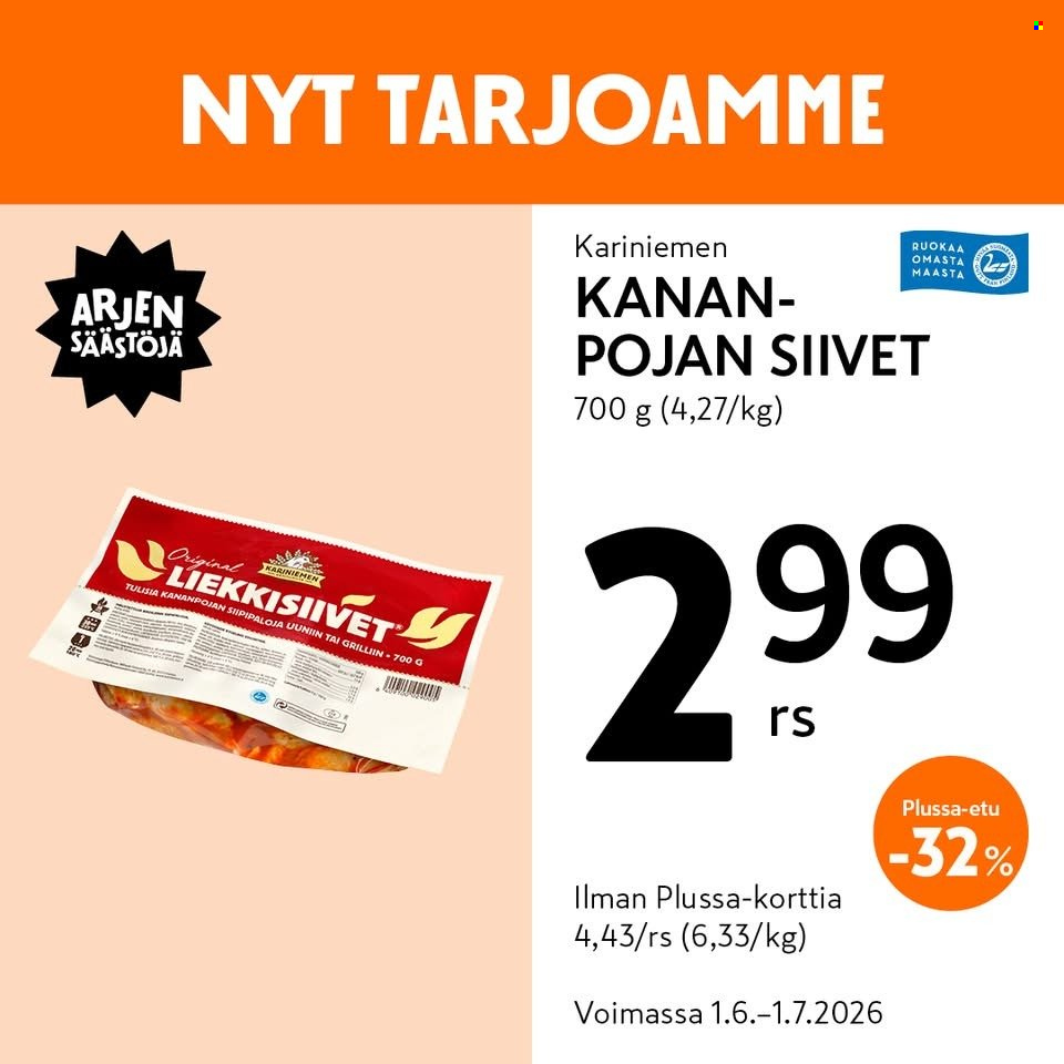 K-market tarjoukset - 01.06.2026 - 01.07.2026. Sivu 1