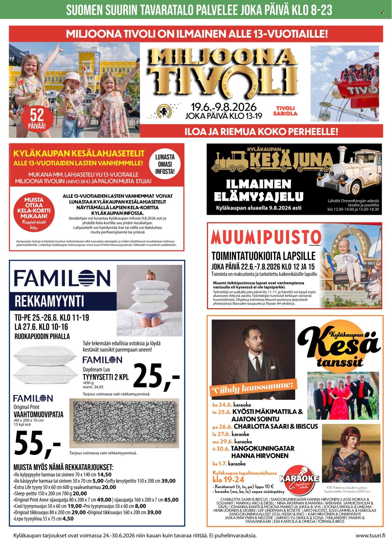 Tuuri tarjoukset - 24.06.2026 - 30.06.2026. Sivu 2