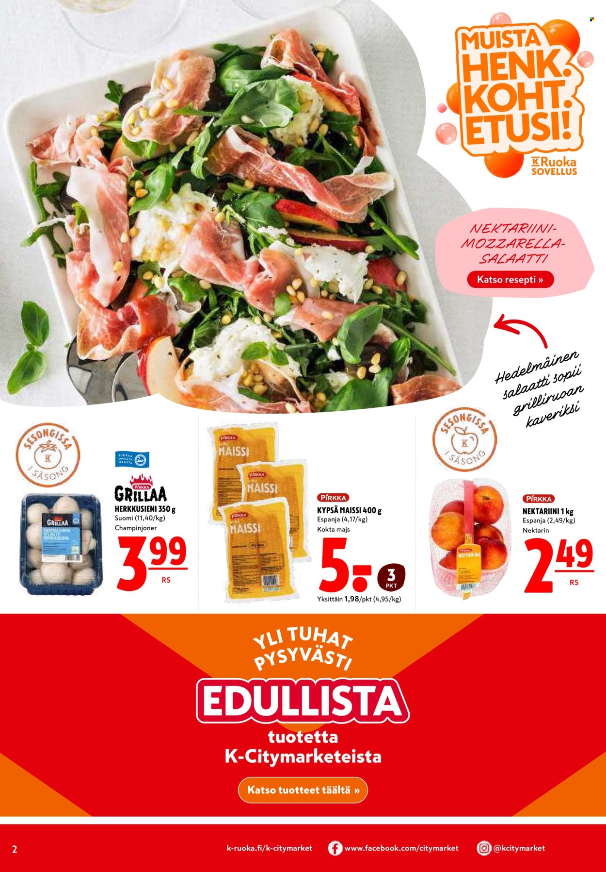 K-citymarket tarjoukset - 29.06.2026 - 01.07.2026. Sivu 2