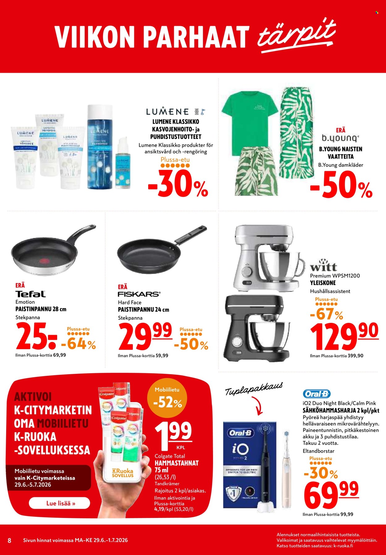 K-citymarket tarjoukset - 29.06.2026 - 01.07.2026. Sivu 8