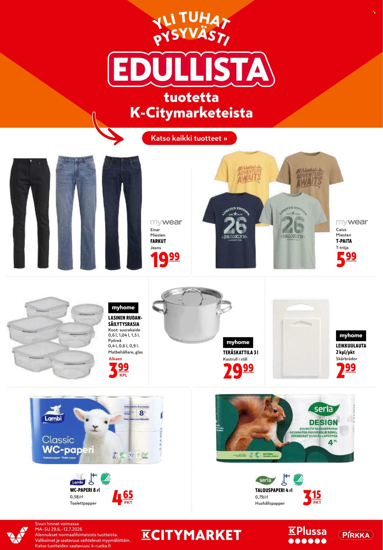 K-citymarket tarjoukset - 29.06.2026 - 01.07.2026. Sivu 13