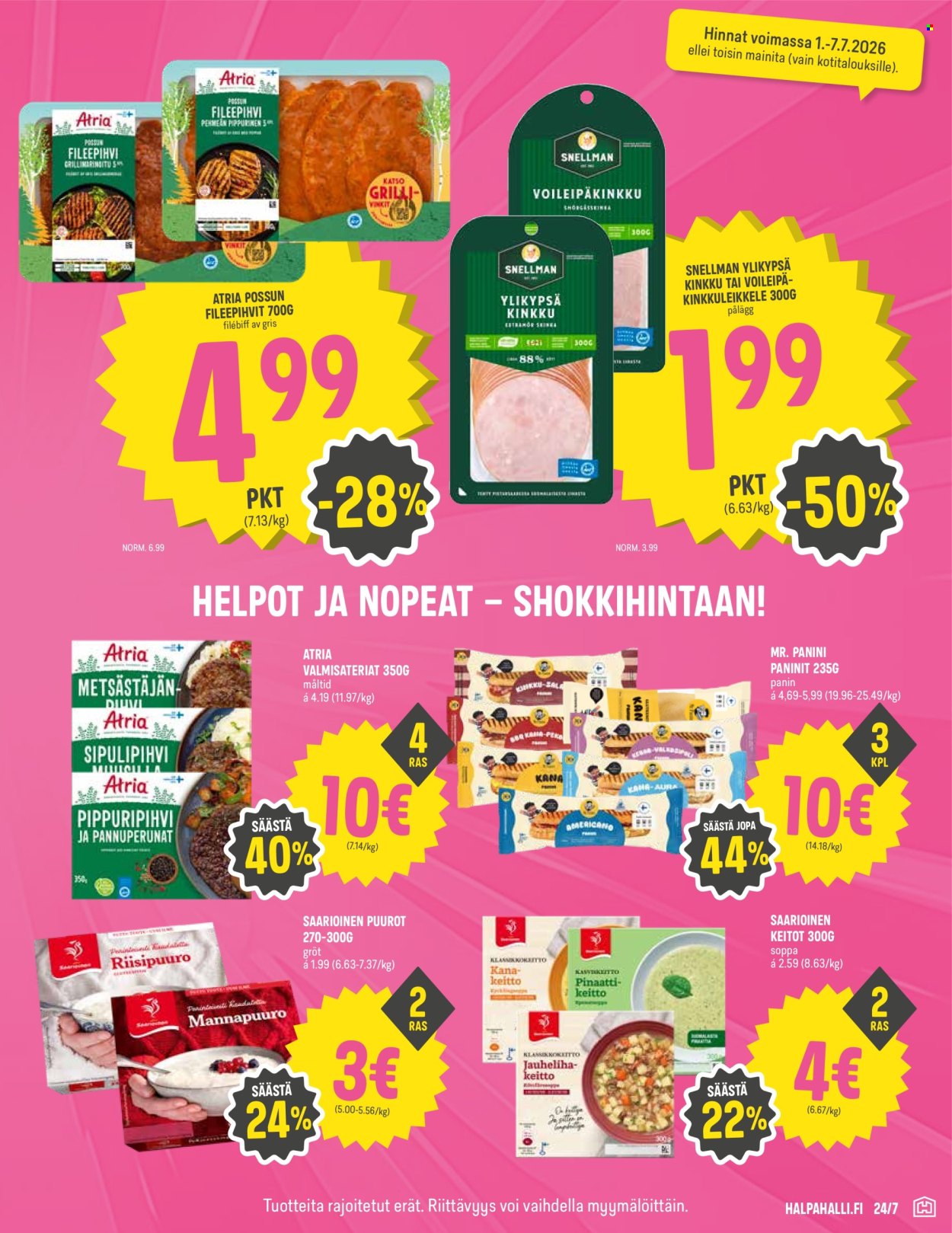 HalpaHalli tarjoukset - 01.07.2026 - 07.07.2026. Sivu 3