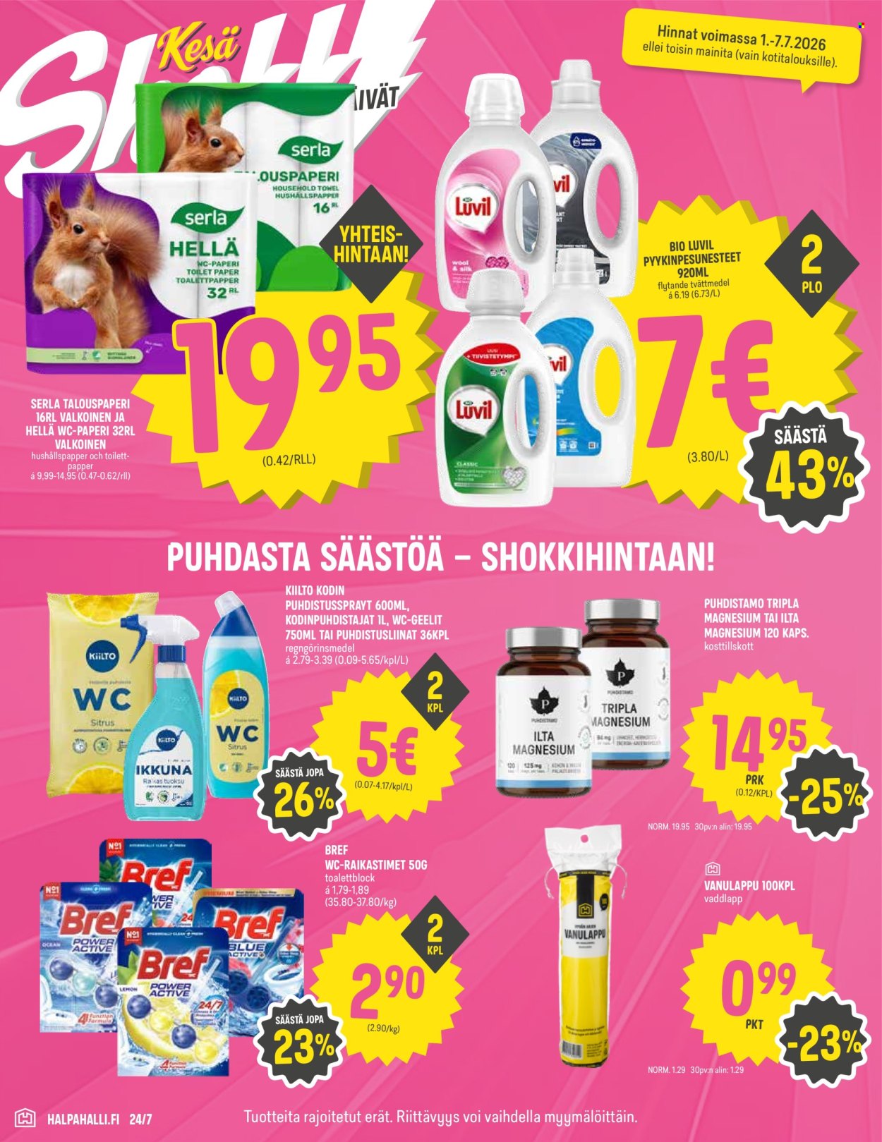 HalpaHalli tarjoukset - 01.07.2026 - 07.07.2026. Sivu 6