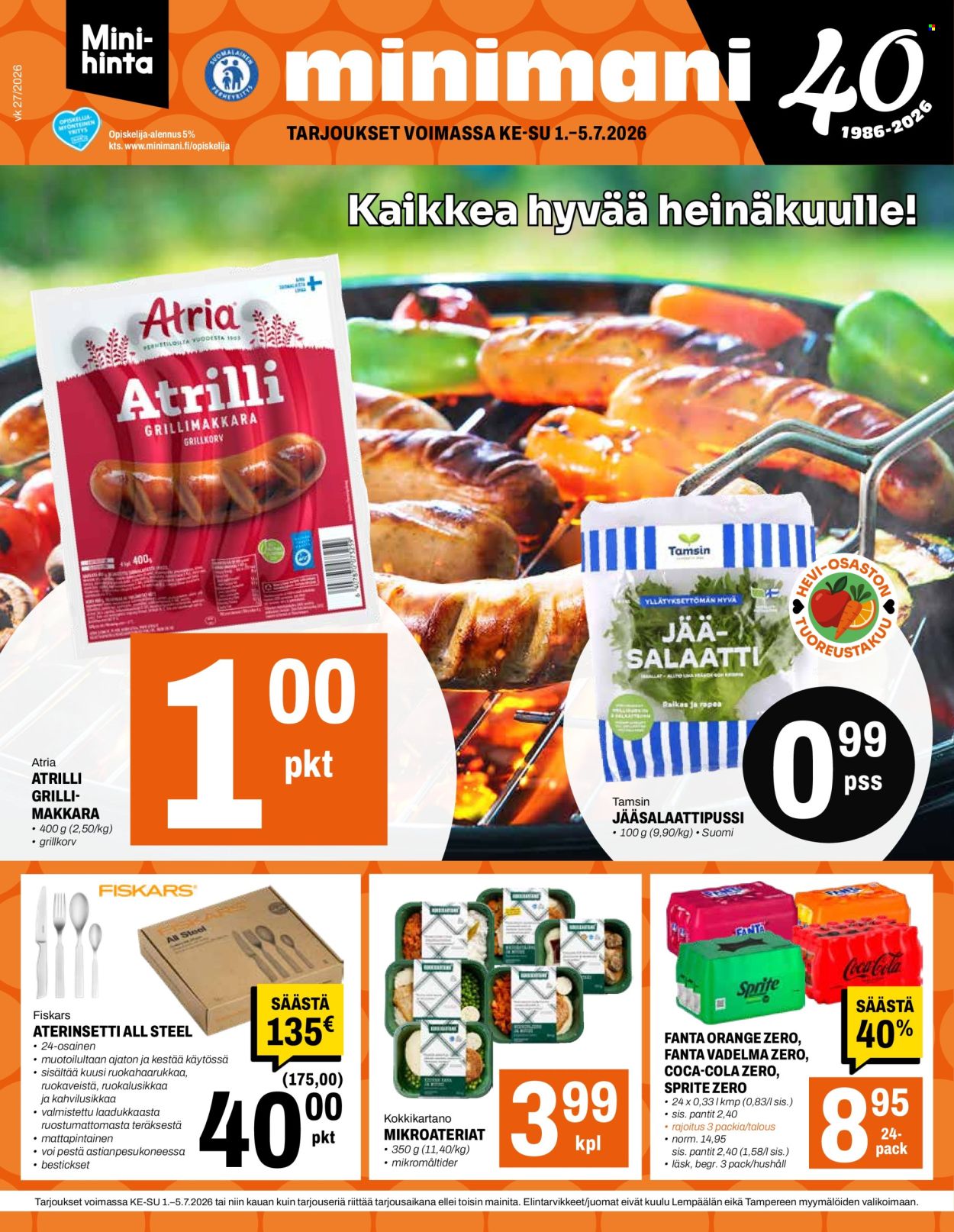 Minimani tarjoukset - 01.07.2026 - 05.07.2026. Sivu 1
