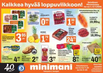 Minimani tarjoukset  - 01.07.2026 - 05.07.2026.