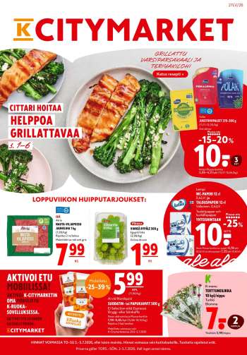 K-citymarket tarjoukset  - 02.07.2026 - 05.07.2026.