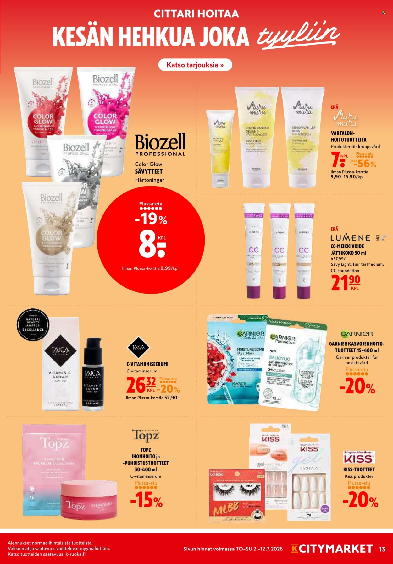 K-citymarket tarjoukset - 02.07.2026 - 05.07.2026. Sivu 13