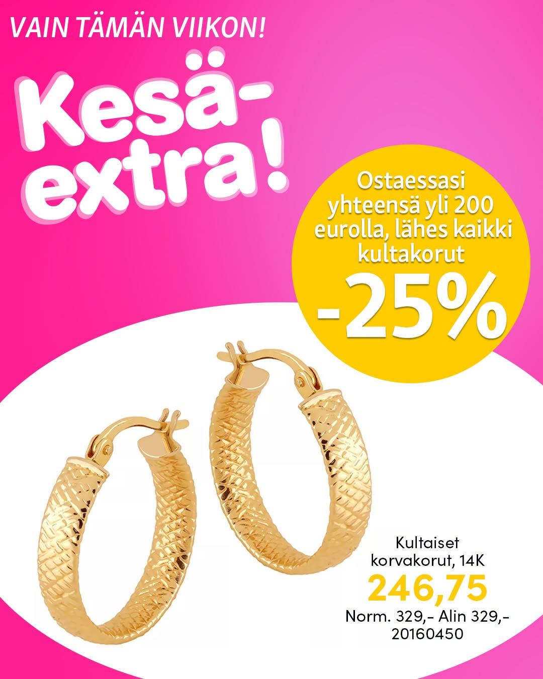 Kultajousi tarjoukset. Sivu 3