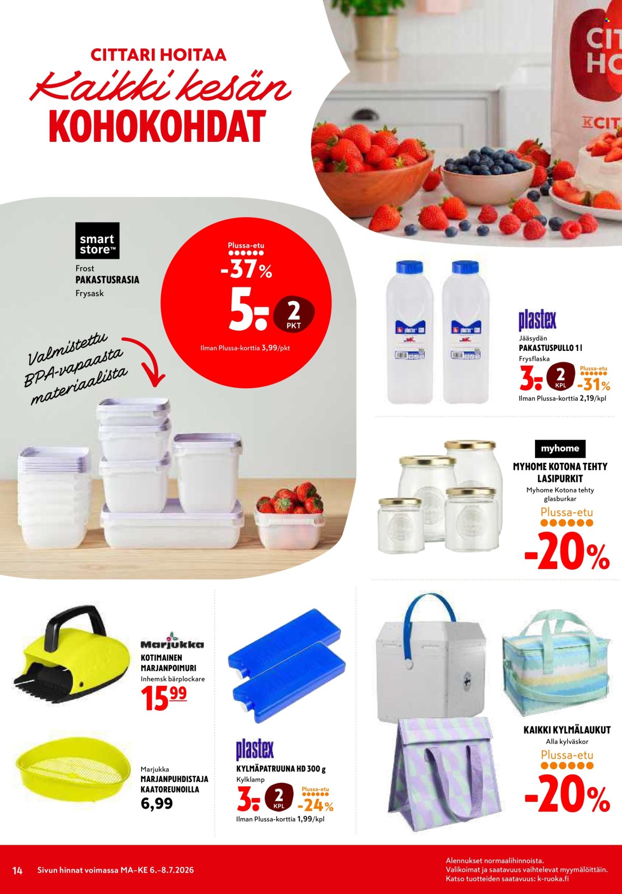 K-citymarket tarjoukset - 06.07.2026 - 12.07.2026. Sivu 14