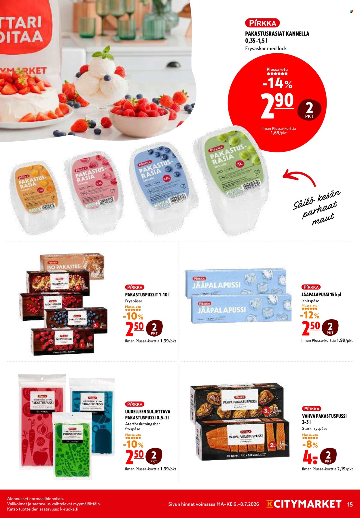 K-citymarket tarjoukset - 06.07.2026 - 12.07.2026. Sivu 15