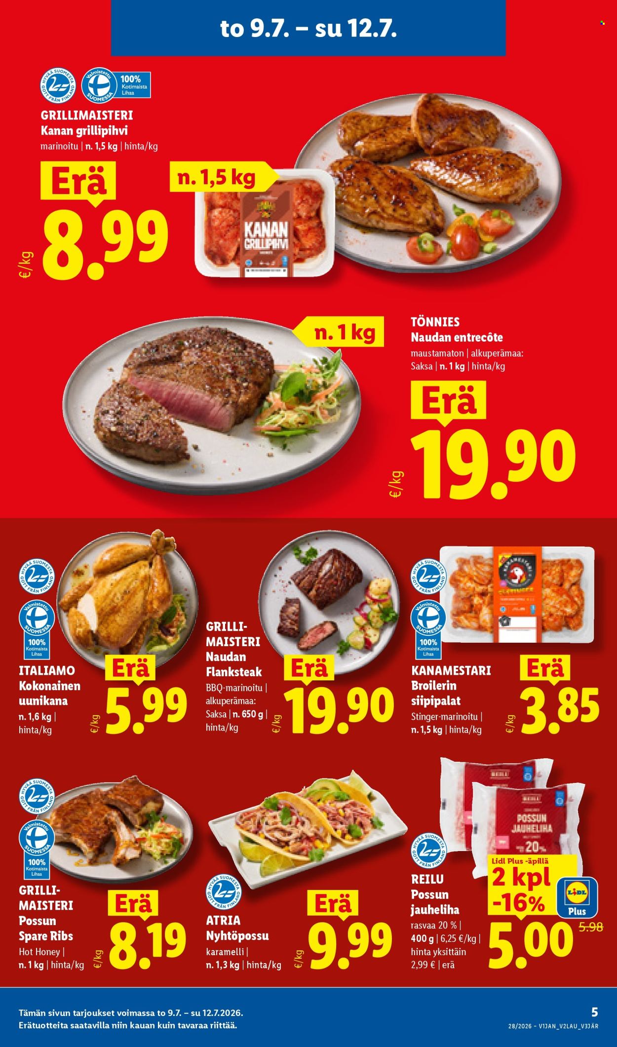 Lidl tarjoukset - 09.07.2026 - 15.07.2026. Sivu 5