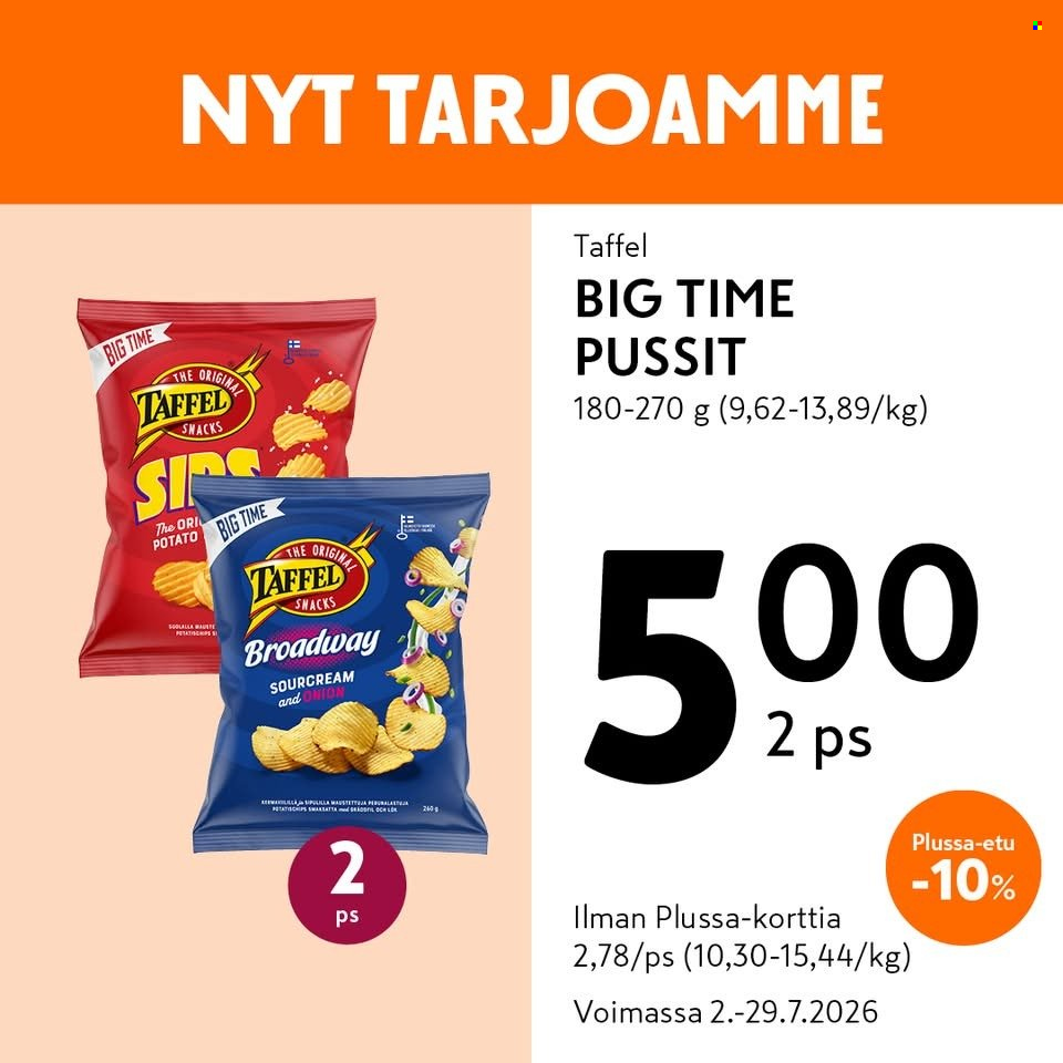 K-market tarjoukset - 02.07.2026 - 29.07.2026. Sivu 18