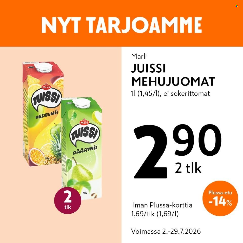 K-market tarjoukset - 02.07.2026 - 29.07.2026. Sivu 19