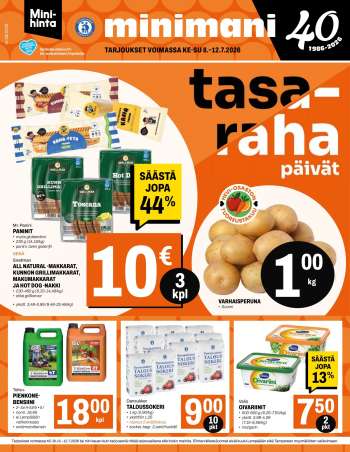 Minimani tarjoukset  - 08.07.2026 - 12.07.2026.