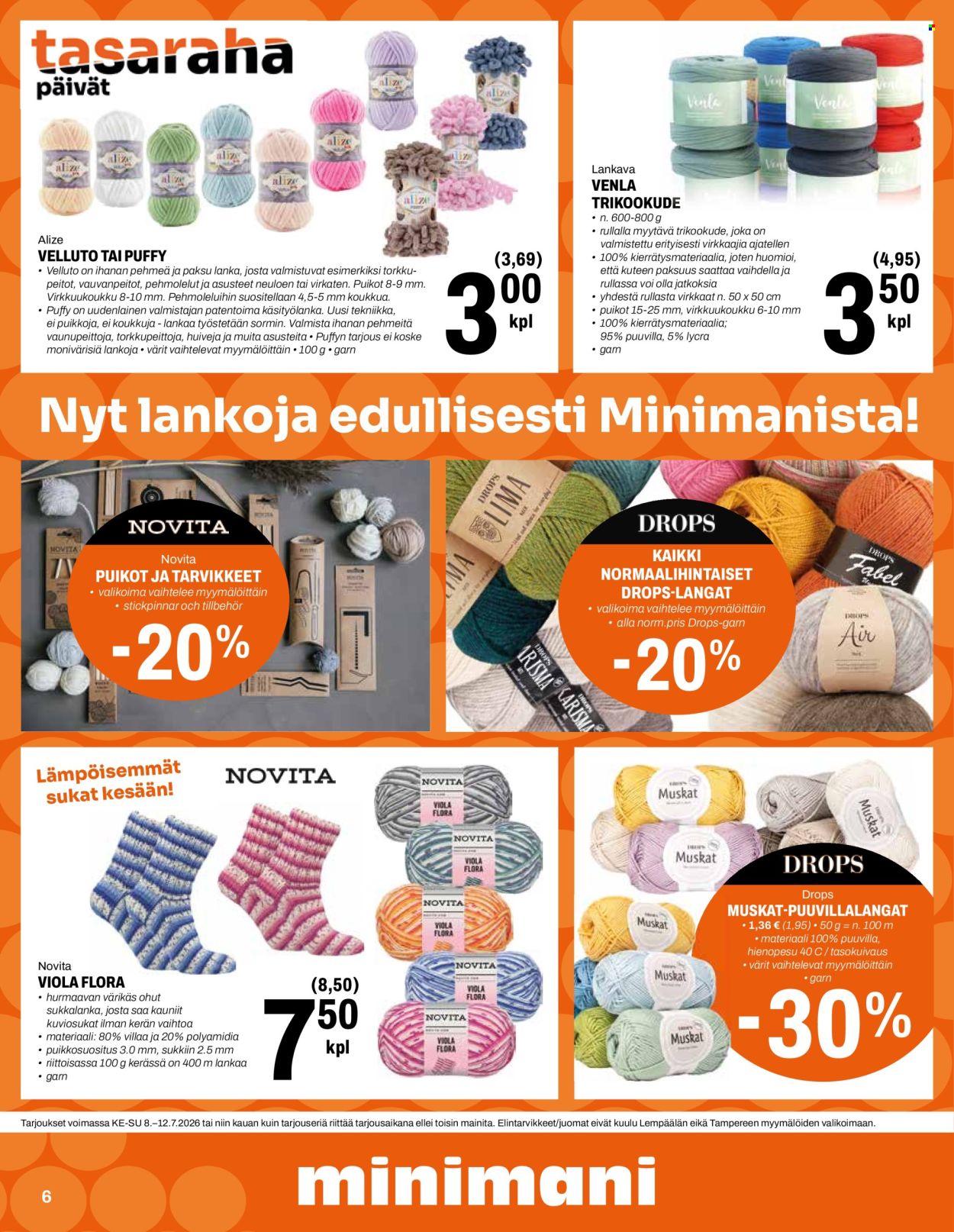 Minimani tarjoukset - 08.07.2026 - 12.07.2026. Sivu 6