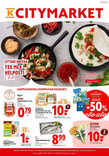 K-citymarket tarjoukset  - 09.07.2026 - 12.07.2026.