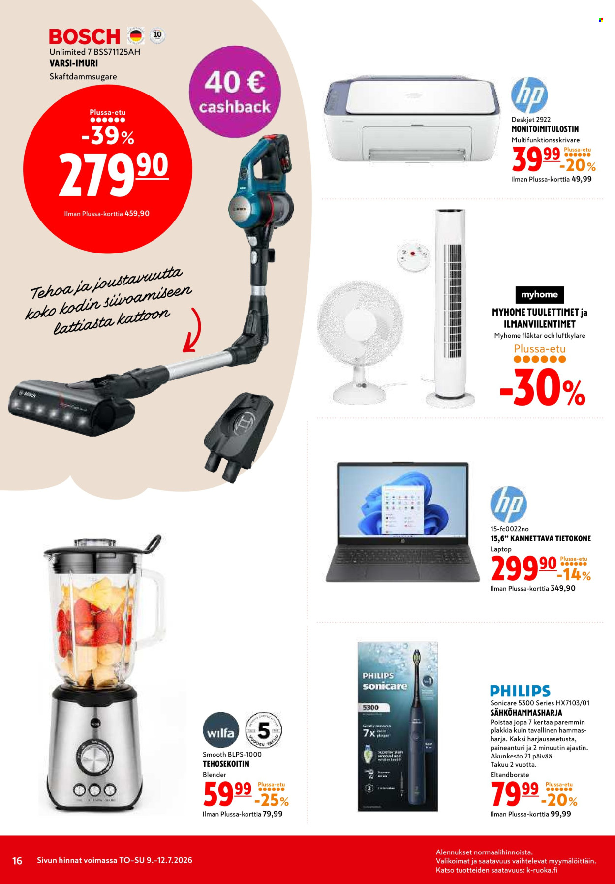 K-citymarket tarjoukset - 09.07.2026 - 12.07.2026. Sivu 16