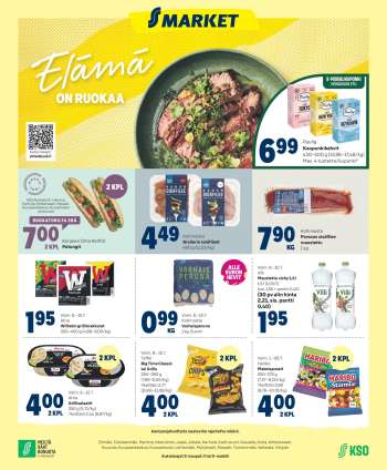 S-market tarjoukset  - 08.07.2026 - 12.07.2026.