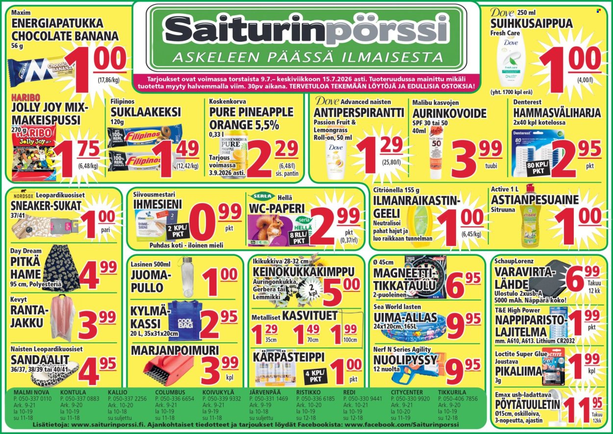 Saiturinpörssi tarjoukset - 09.07.2026 - 15.07.2026. Sivu 1