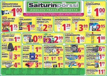Saiturinpörssi tarjoukset  - 09.07.2026 - 15.07.2026.