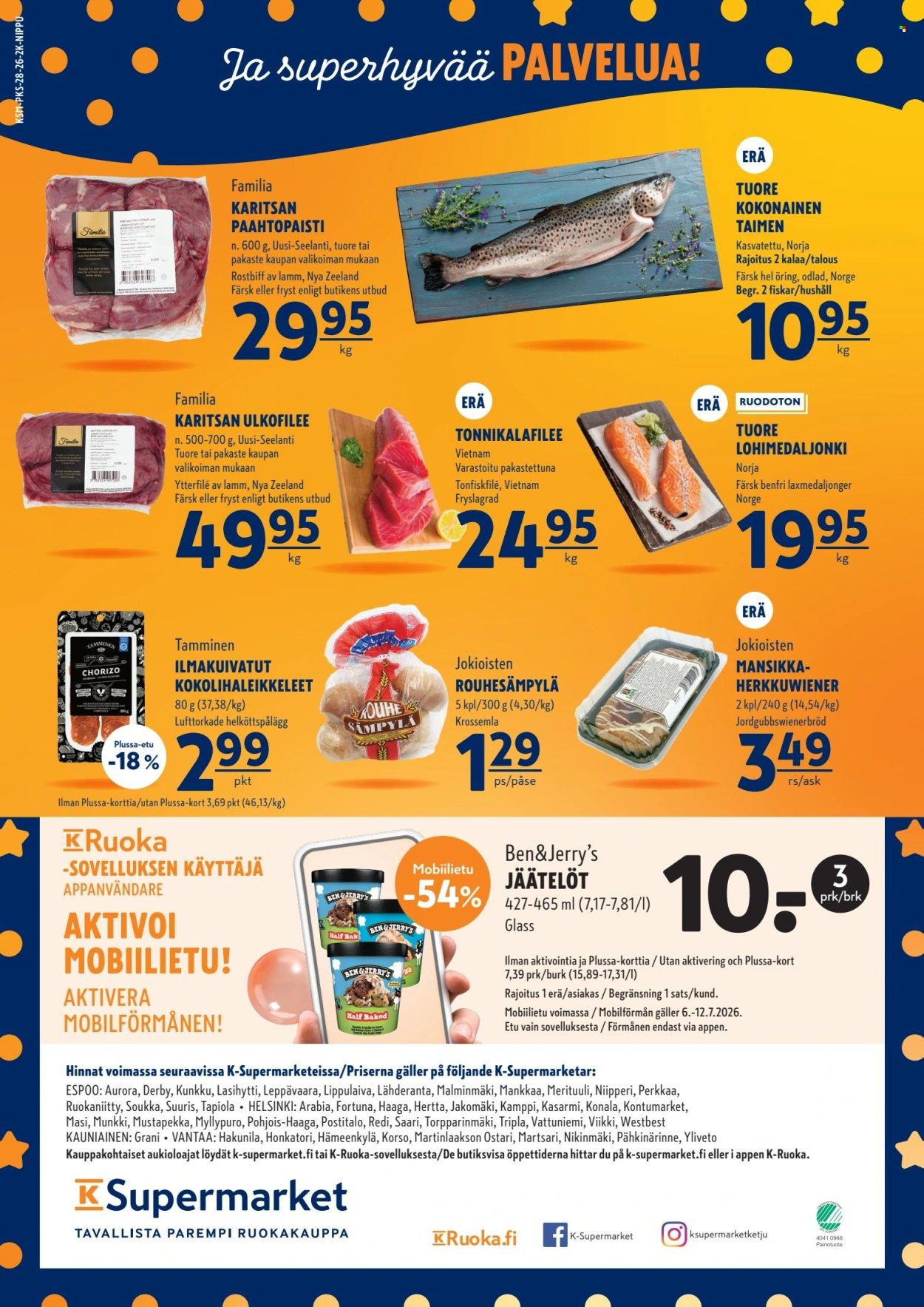 K-Supermarket tarjoukset - 09.07.2026 - 12.07.2026. Sivu 4