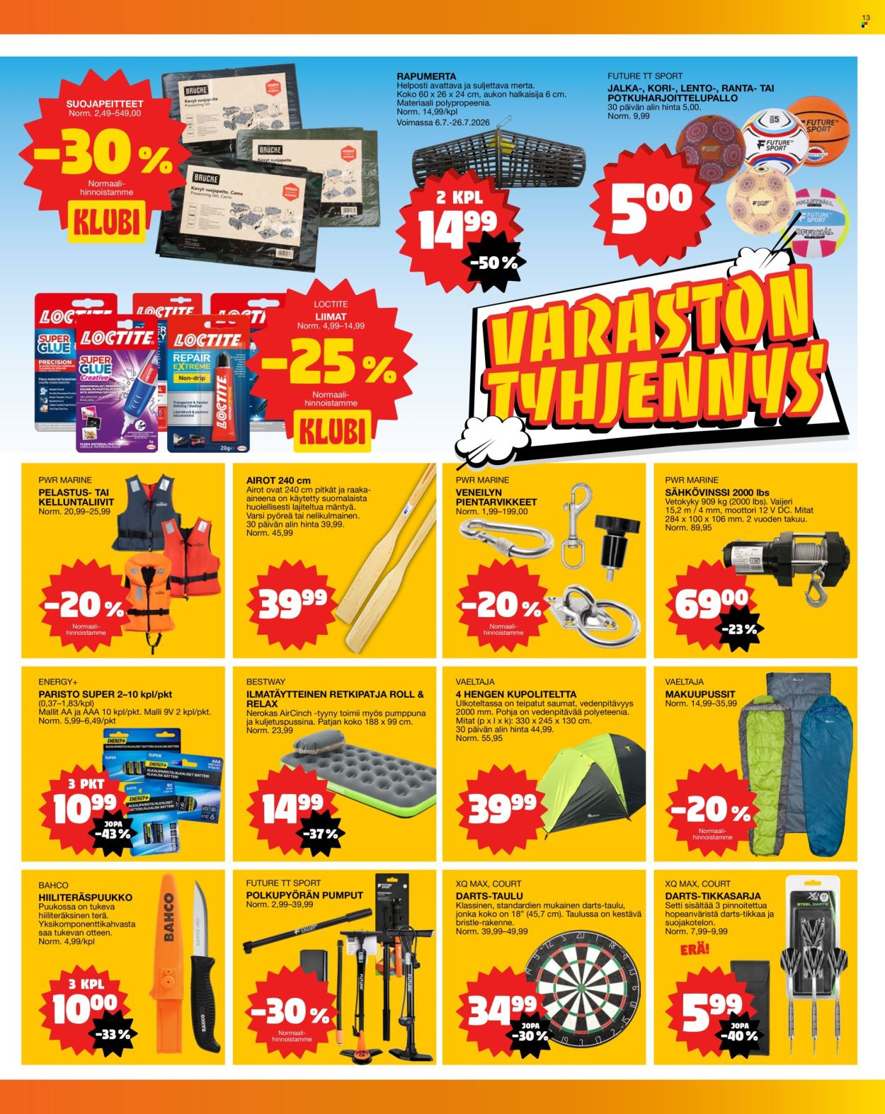 Tokmanni tarjoukset - 13.07.2026 - 19.07.2026. Sivu 13