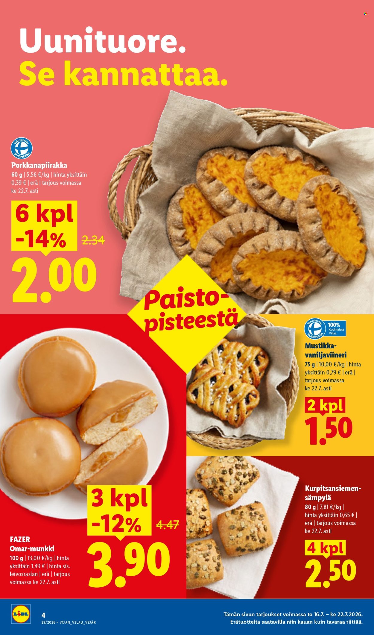 Lidl tarjoukset - 16.07.2026 - 22.07.2026. Sivu 4