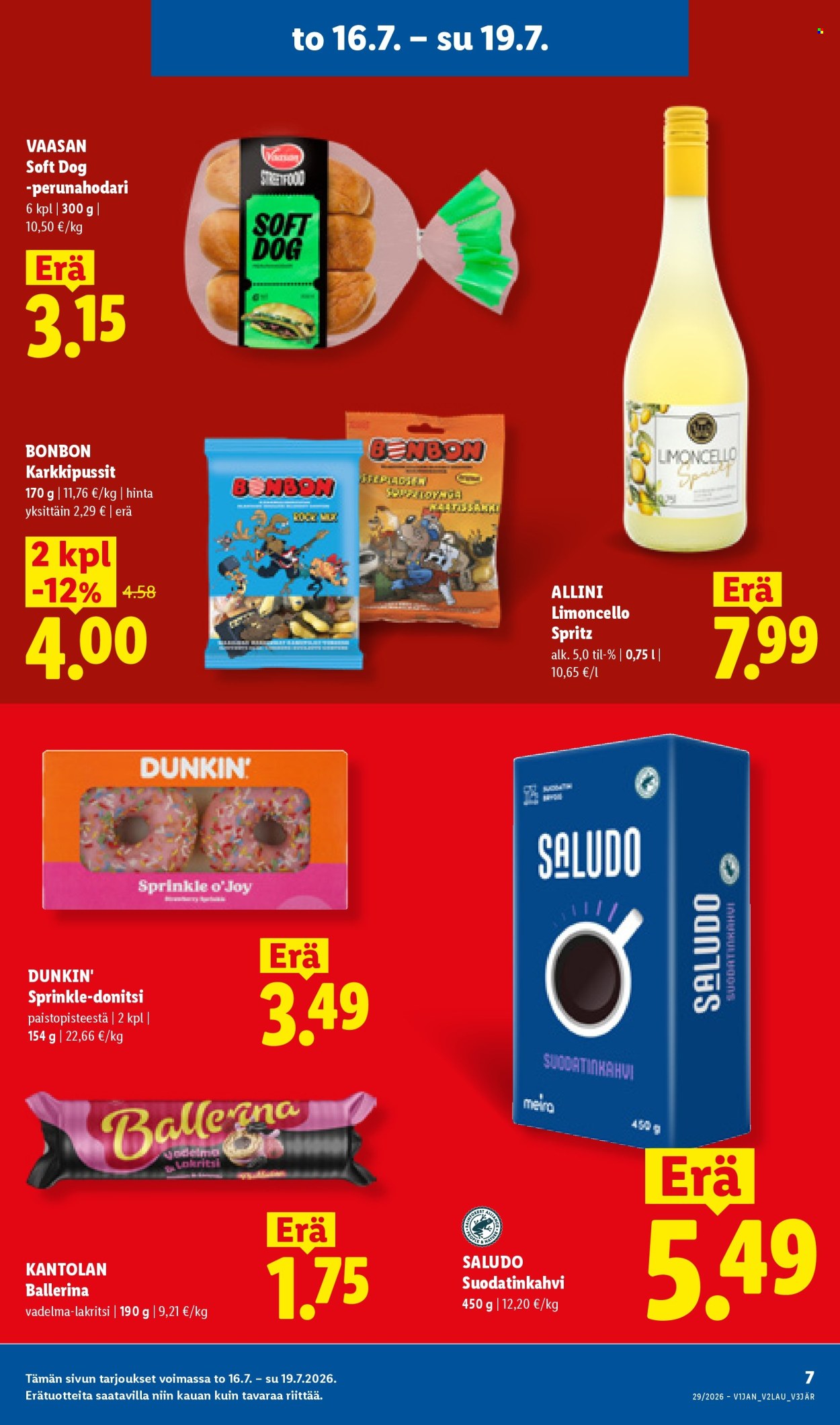 Lidl tarjoukset - 16.07.2026 - 22.07.2026. Sivu 7