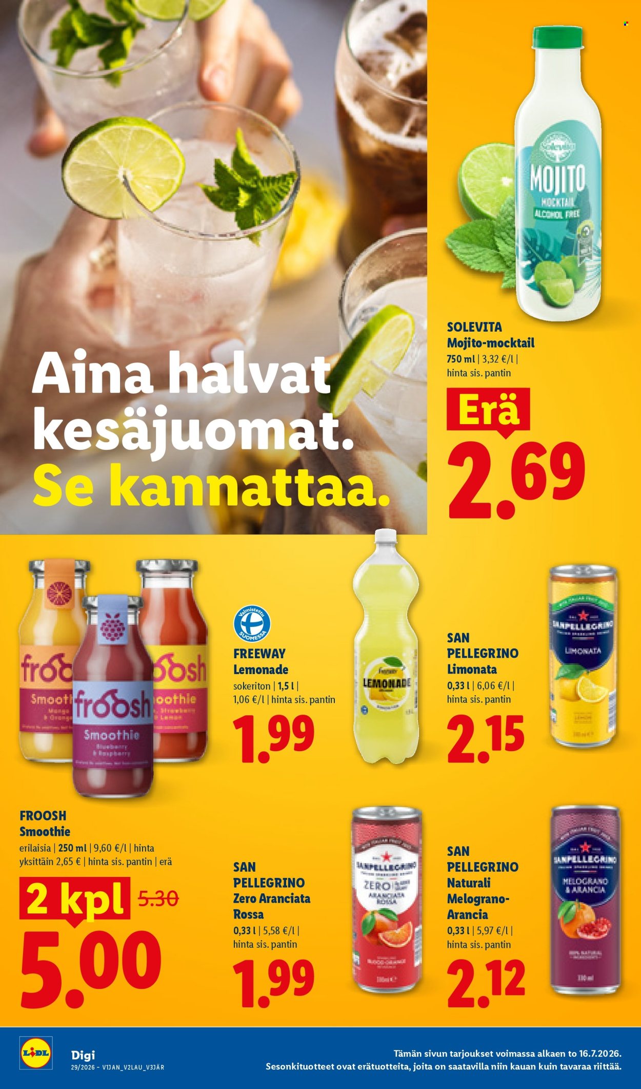 Lidl tarjoukset - 16.07.2026 - 22.07.2026. Sivu 8