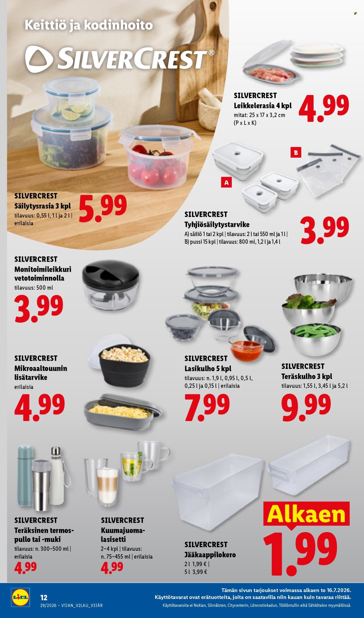Lidl tarjoukset - 16.07.2026 - 22.07.2026. Sivu 18