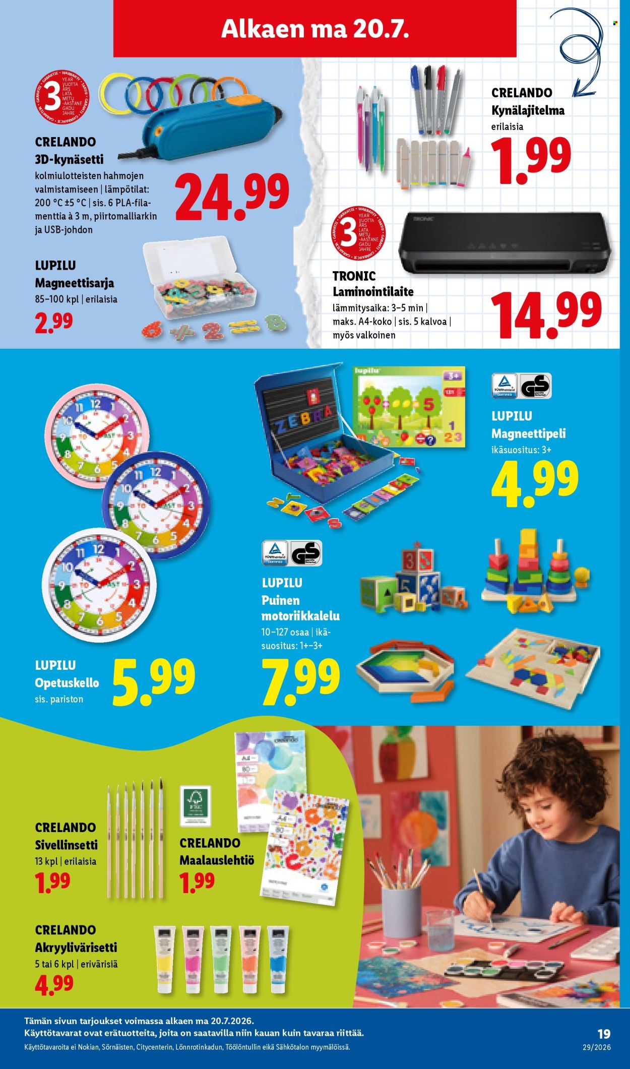 Lidl tarjoukset - 16.07.2026 - 22.07.2026. Sivu 27
