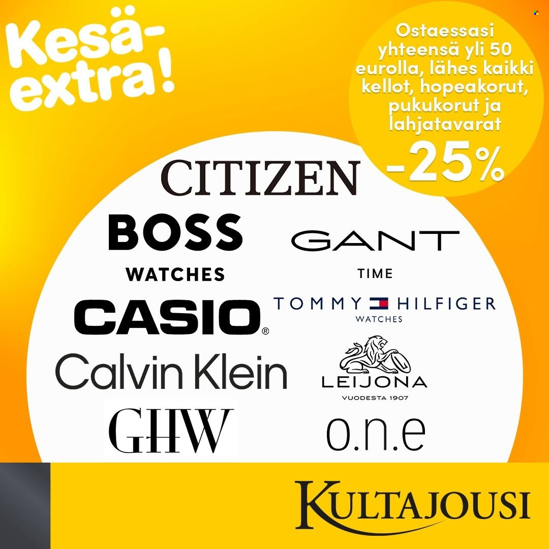 Kultajousi tarjoukset. Sivu 7