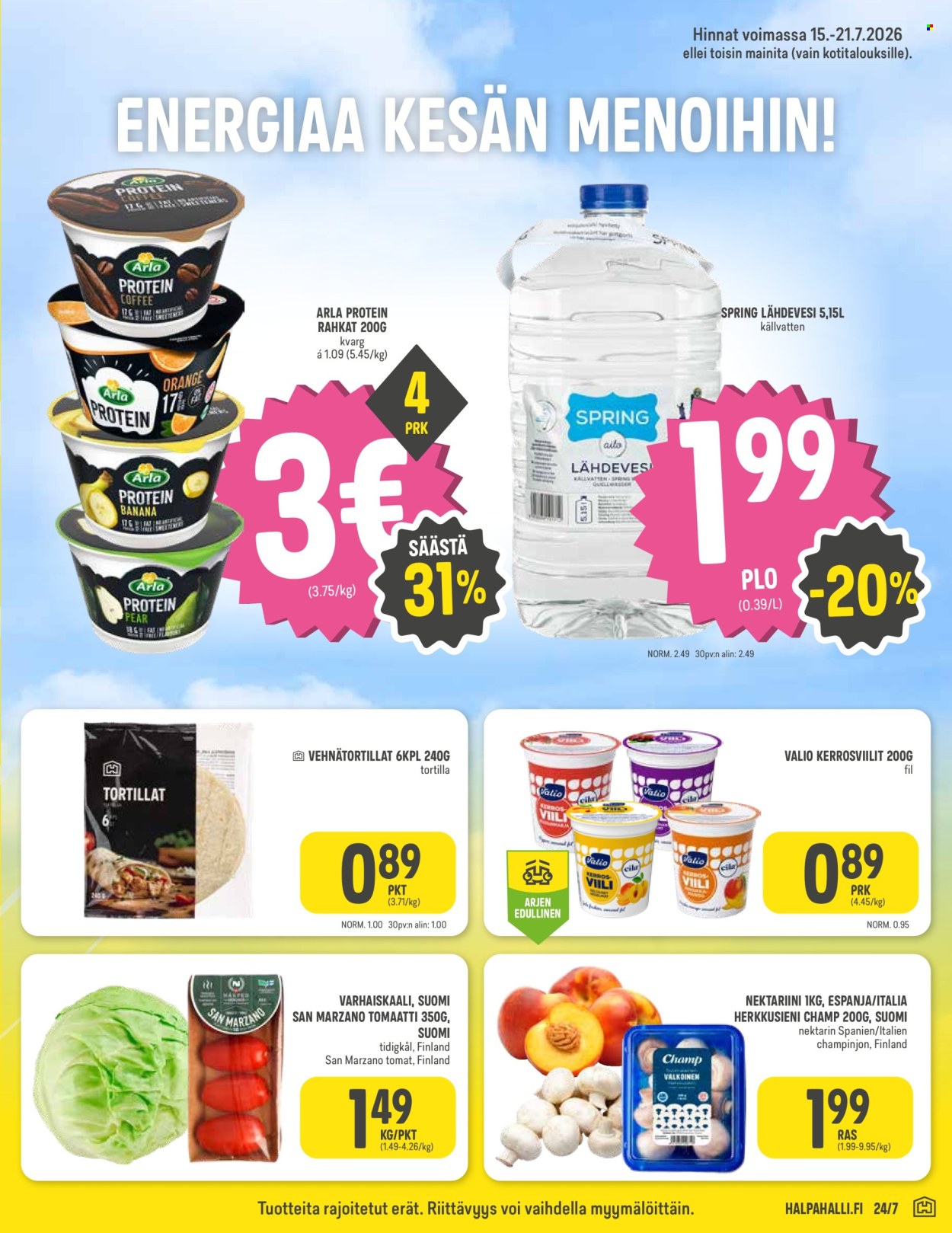 HalpaHalli tarjoukset - 15.07.2026 - 21.07.2026. Sivu 3