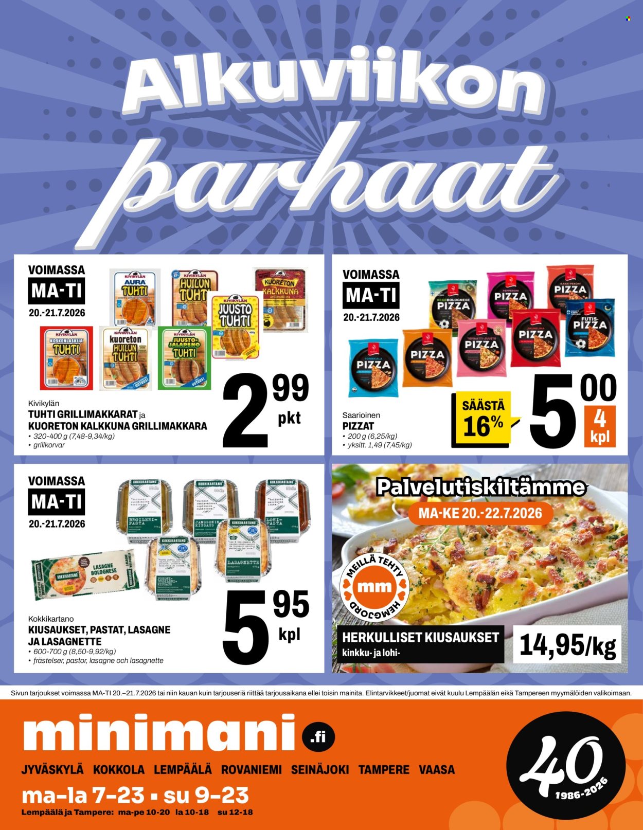 Minimani tarjoukset - 15.07.2026 - 19.07.2026. Sivu 12