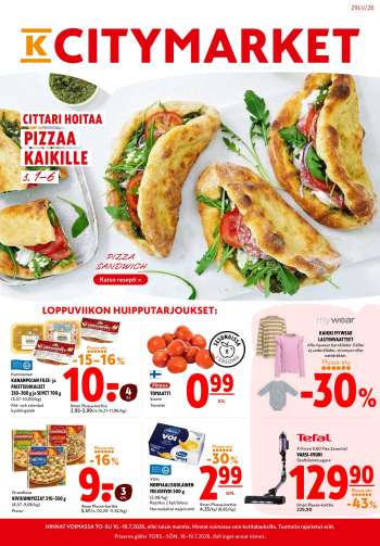 K-citymarket tarjoukset  - 16.07.2026 - 19.07.2026.