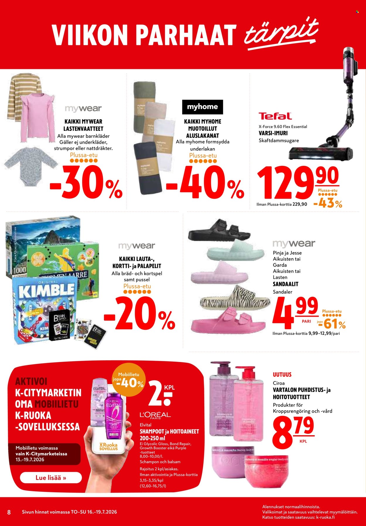 K-citymarket tarjoukset - 16.07.2026 - 19.07.2026. Sivu 8