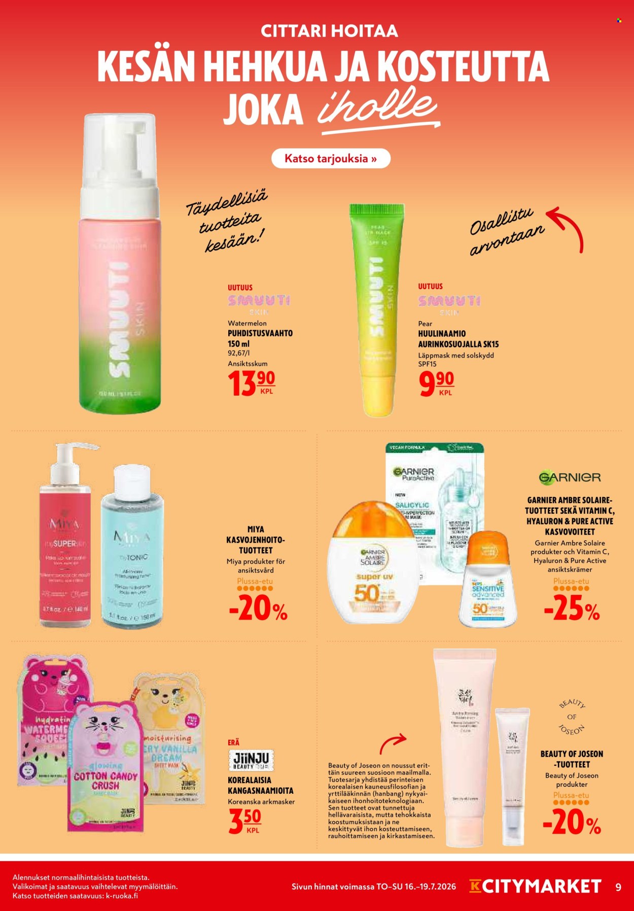 K-citymarket tarjoukset - 16.07.2026 - 19.07.2026. Sivu 9