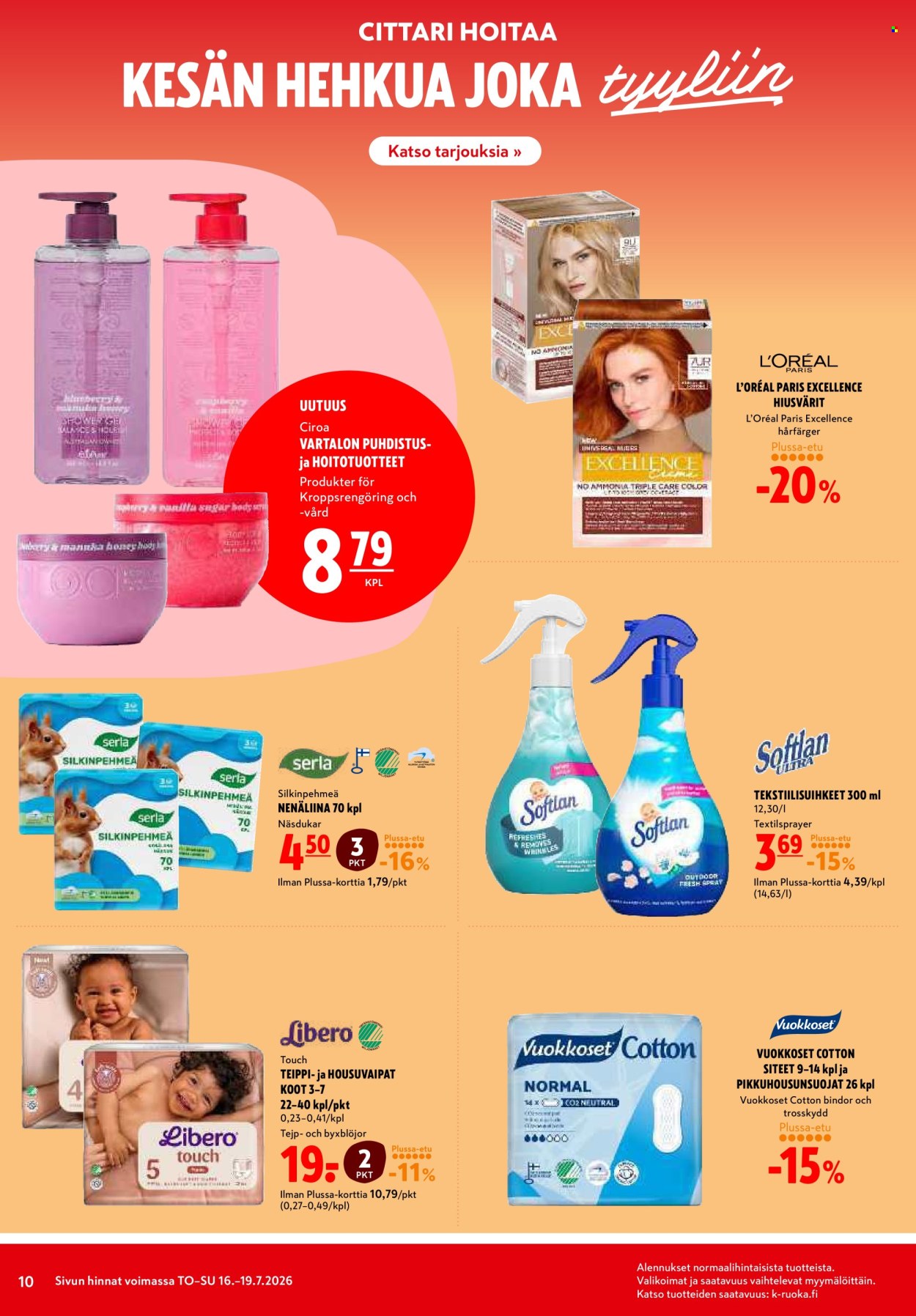 K-citymarket tarjoukset - 16.07.2026 - 19.07.2026. Sivu 10