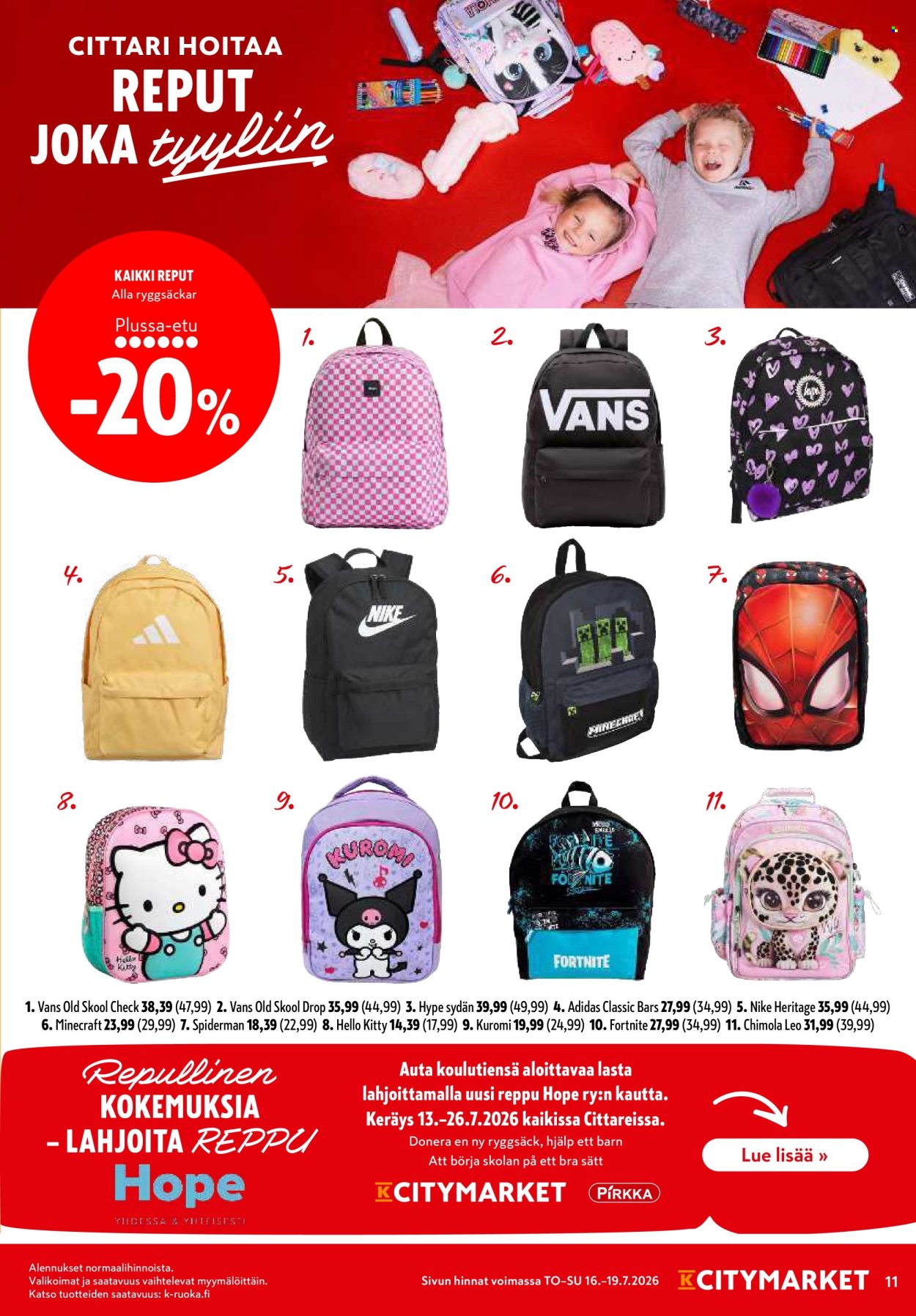 K-citymarket tarjoukset - 16.07.2026 - 19.07.2026. Sivu 11