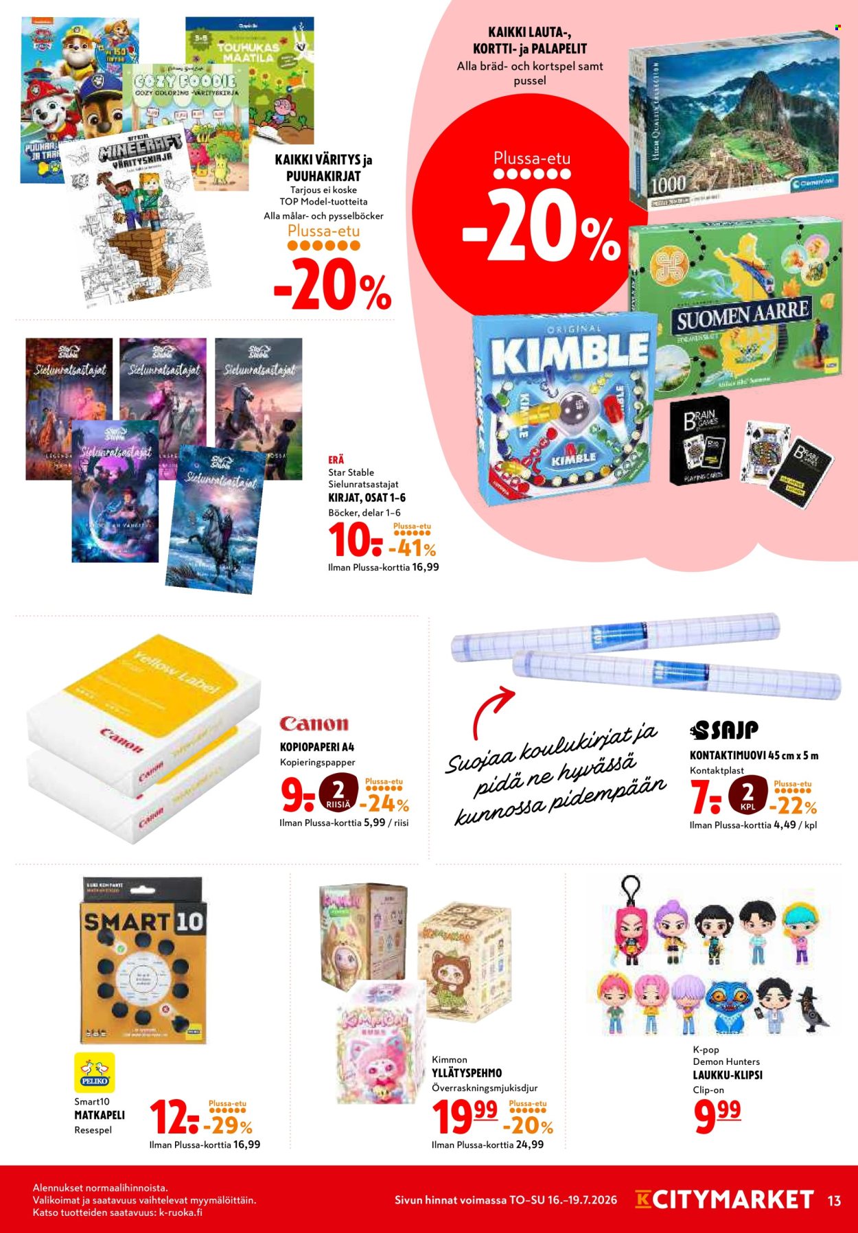 K-citymarket tarjoukset - 16.07.2026 - 19.07.2026. Sivu 13