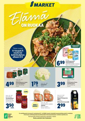 S-market tarjoukset  - 15.07.2026 - 19.07.2026.