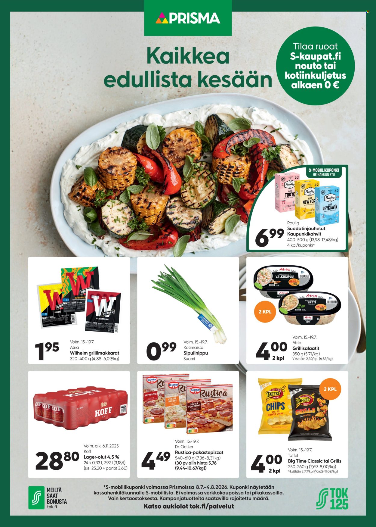 Prisma tarjoukset - 15.07.2026 - 19.07.2026. Sivu 1