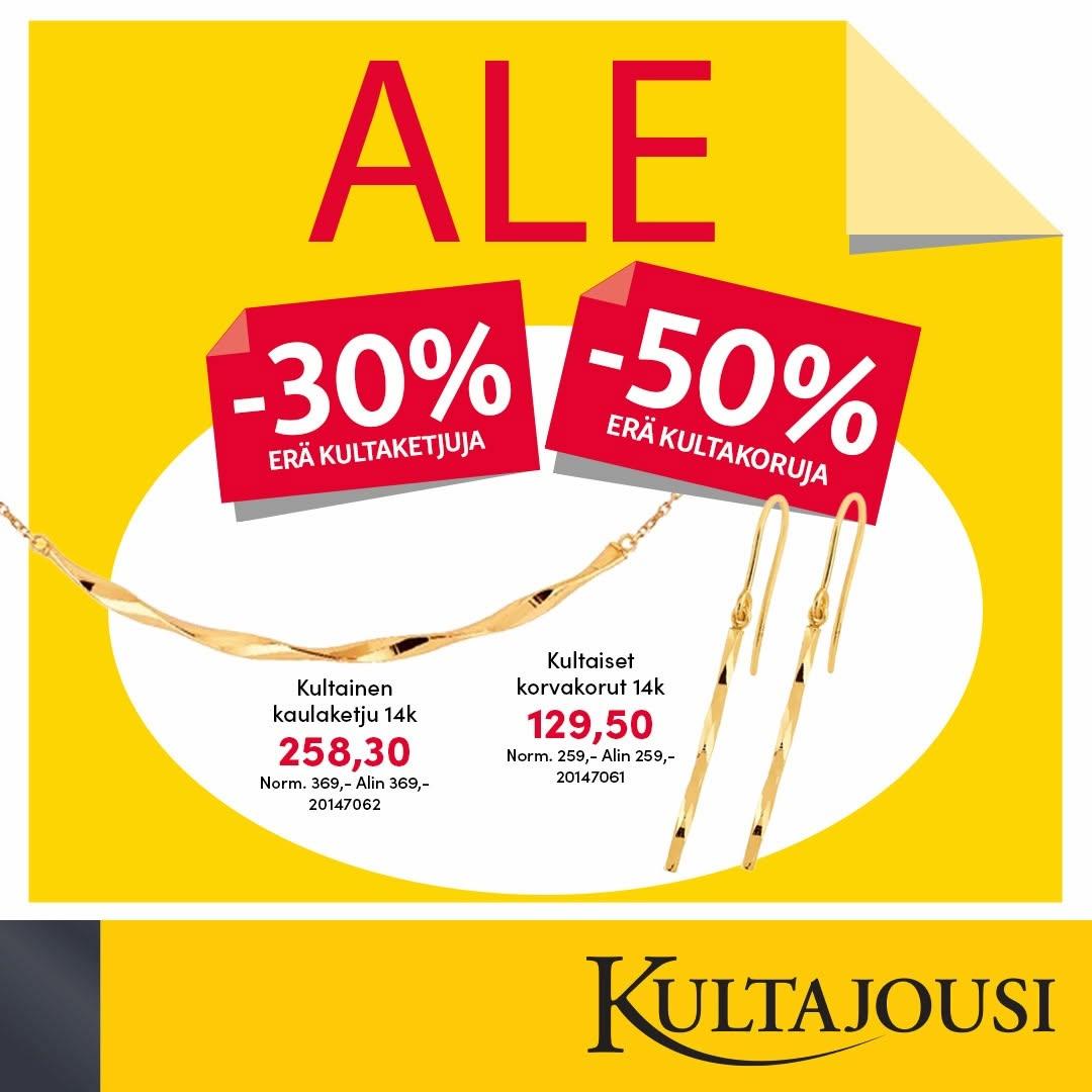 Kultajousi tarjoukset. Sivu 11