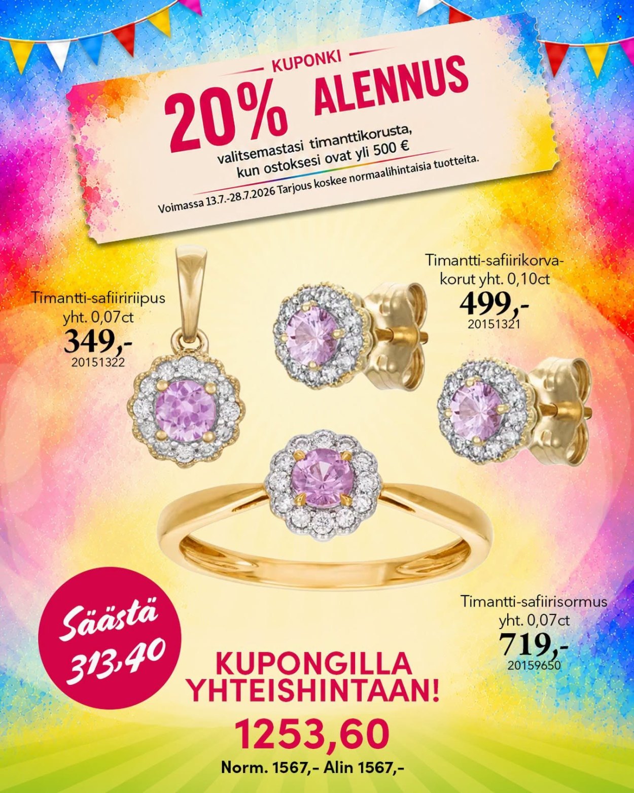 Kultajousi tarjoukset - 13.07.2026 - 28.07.2026. Sivu 6